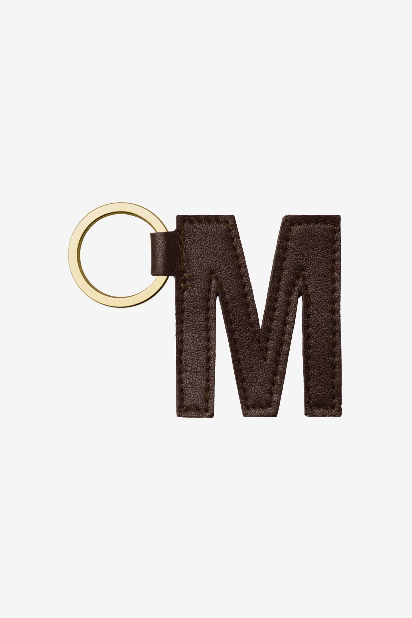 RLH520 - Leather Alphabet Keychain