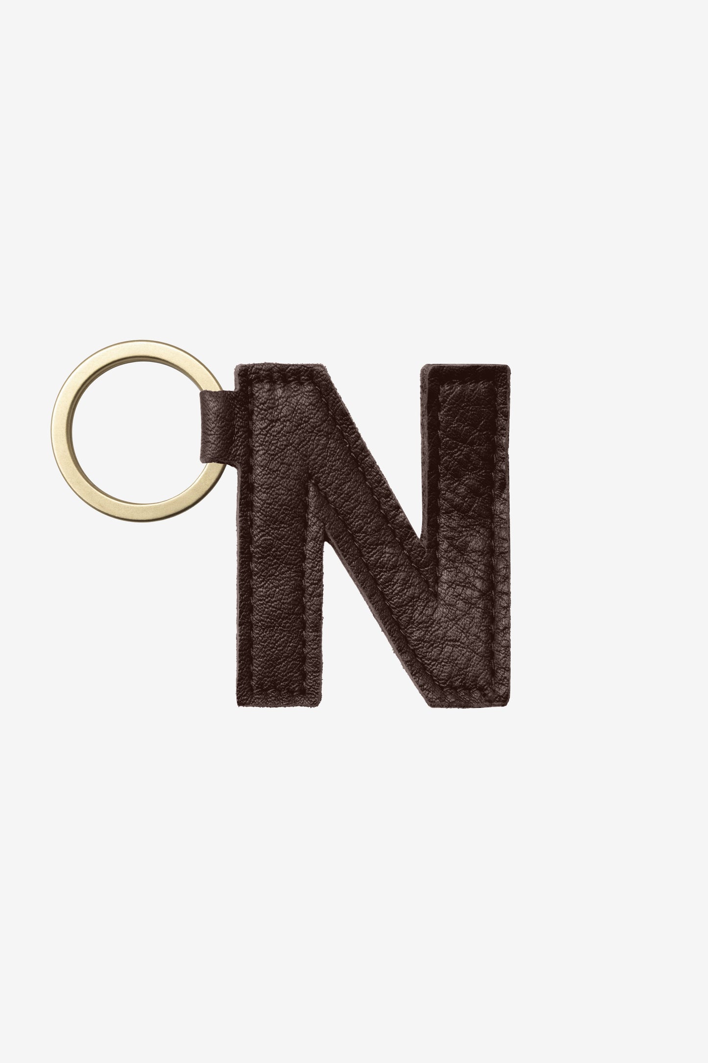 RLH520 - Leather Alphabet Keychain