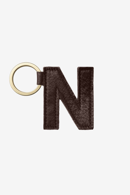 RLH520 - Leather Alphabet Keychain