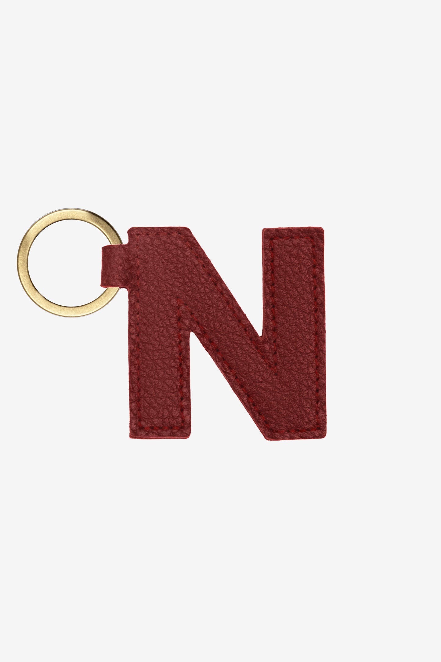 RLH520 - Leather Alphabet Keychain