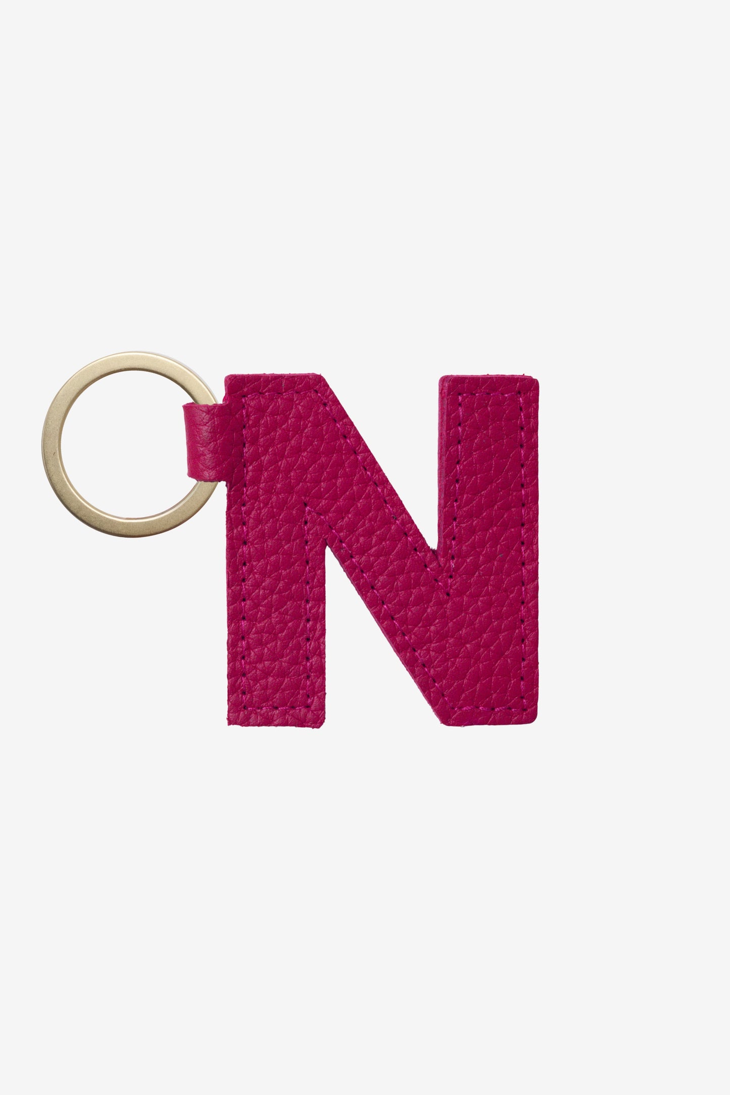 RLH520 - Leather Alphabet Keychain