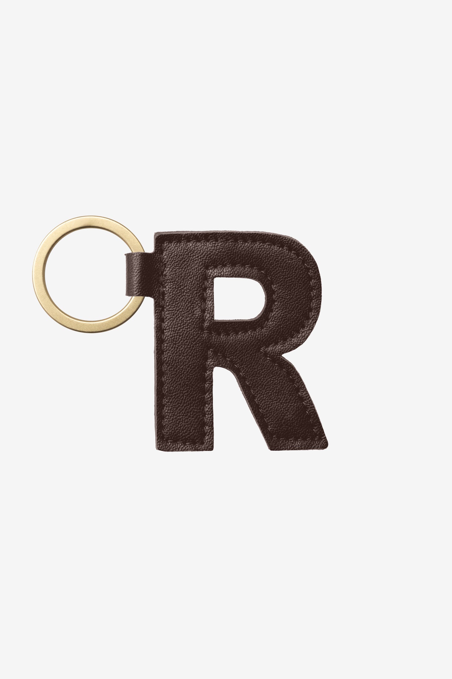 RLH520 - Leather Alphabet Keychain
