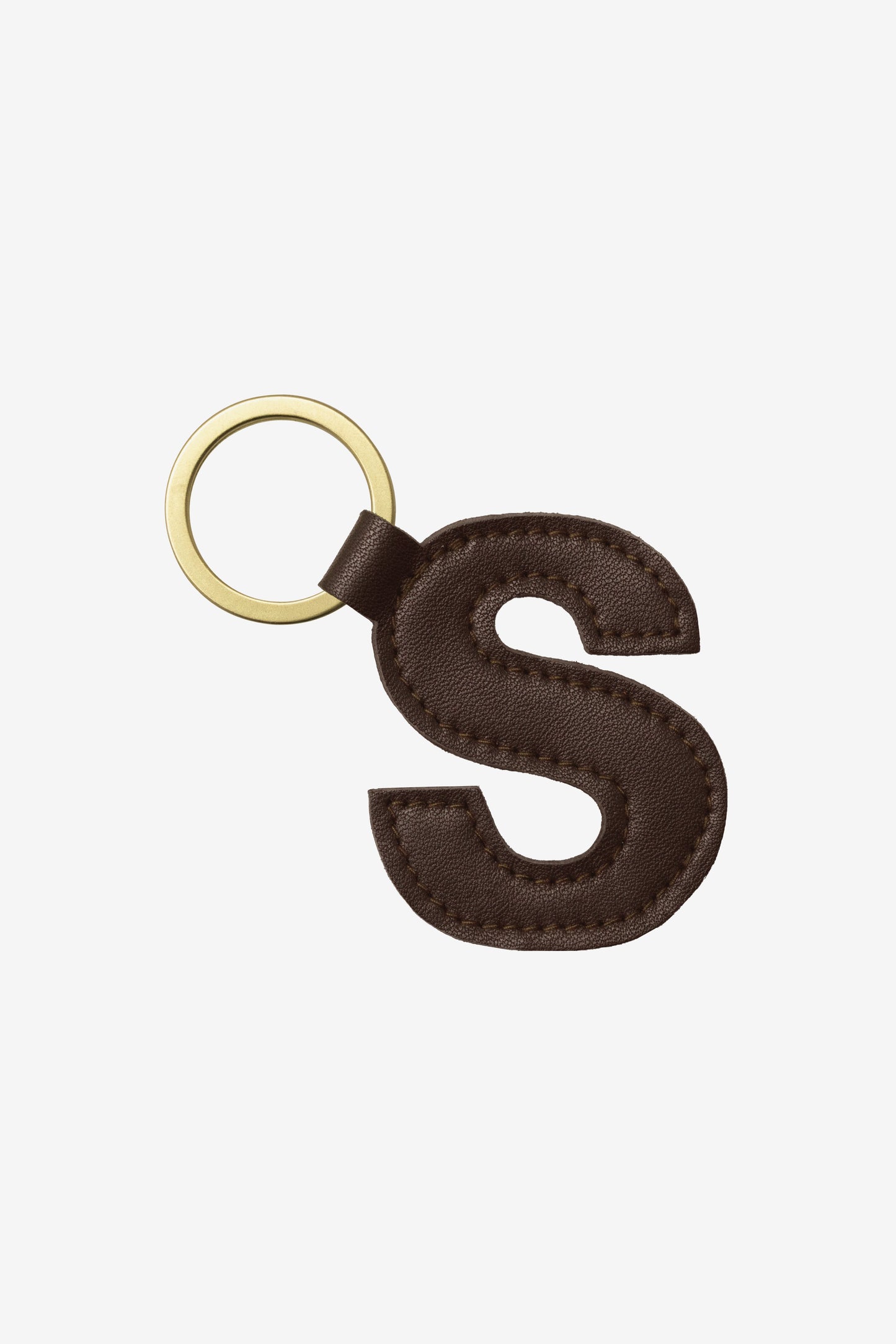 RLH520 - Leather Alphabet Keychain