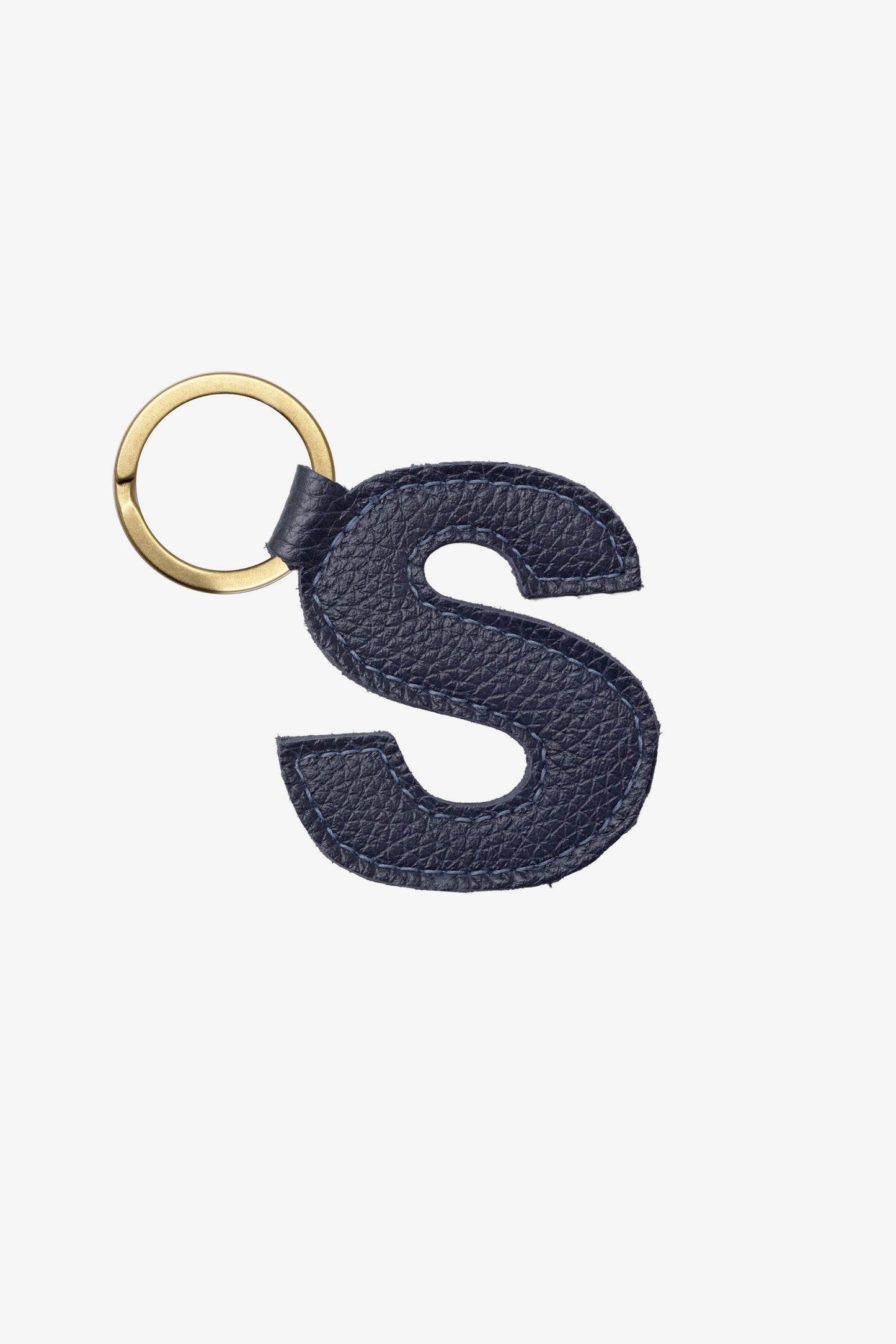 RLH520 - Leather Alphabet Keychain