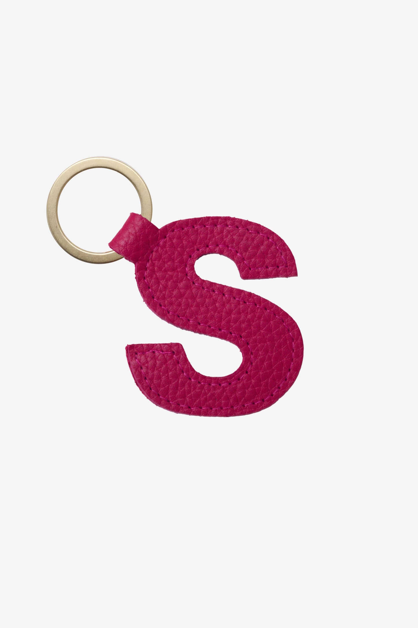 RLH520 - Leather Alphabet Keychain