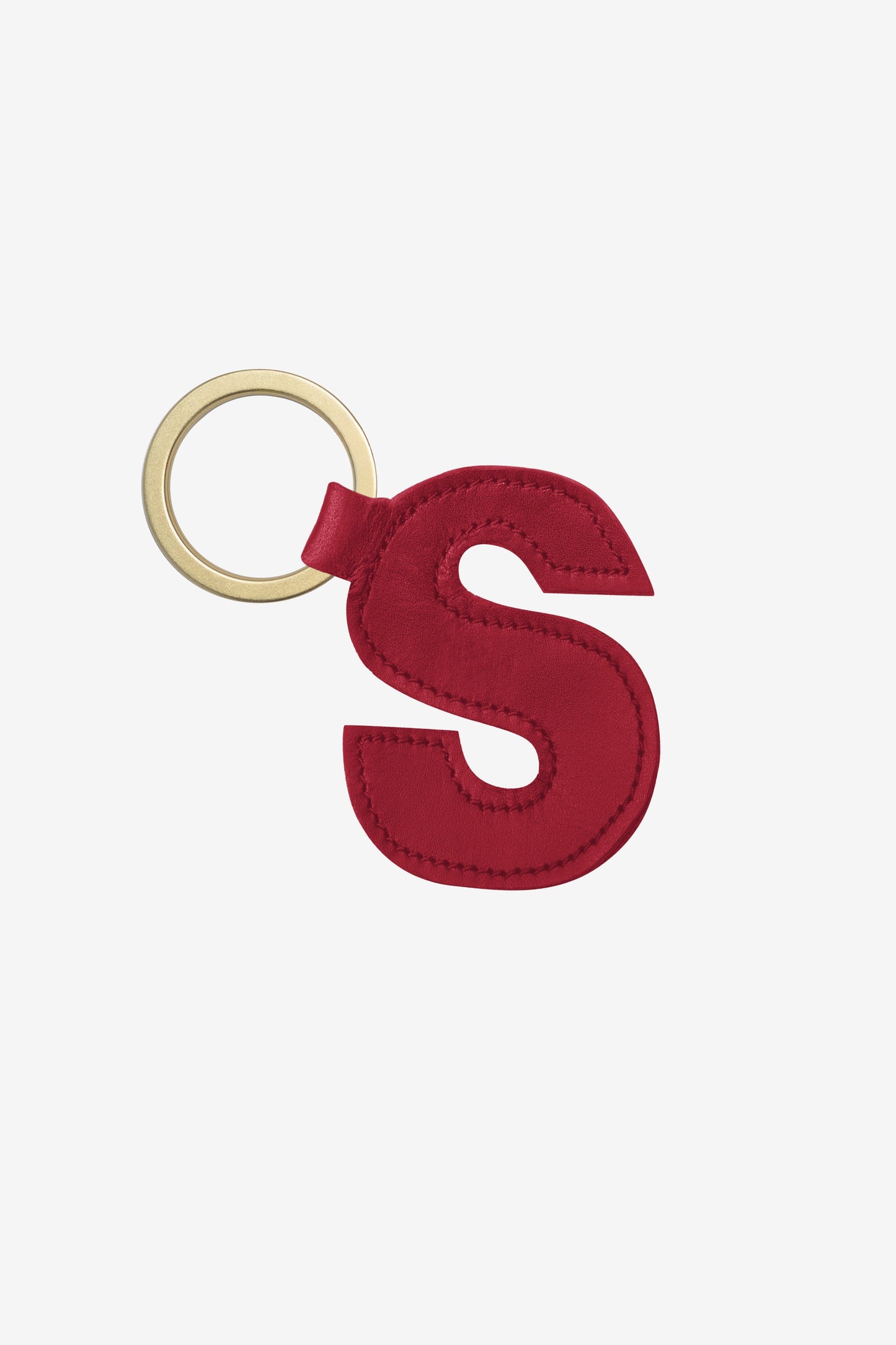 RLH520 - Leather Alphabet Keychain