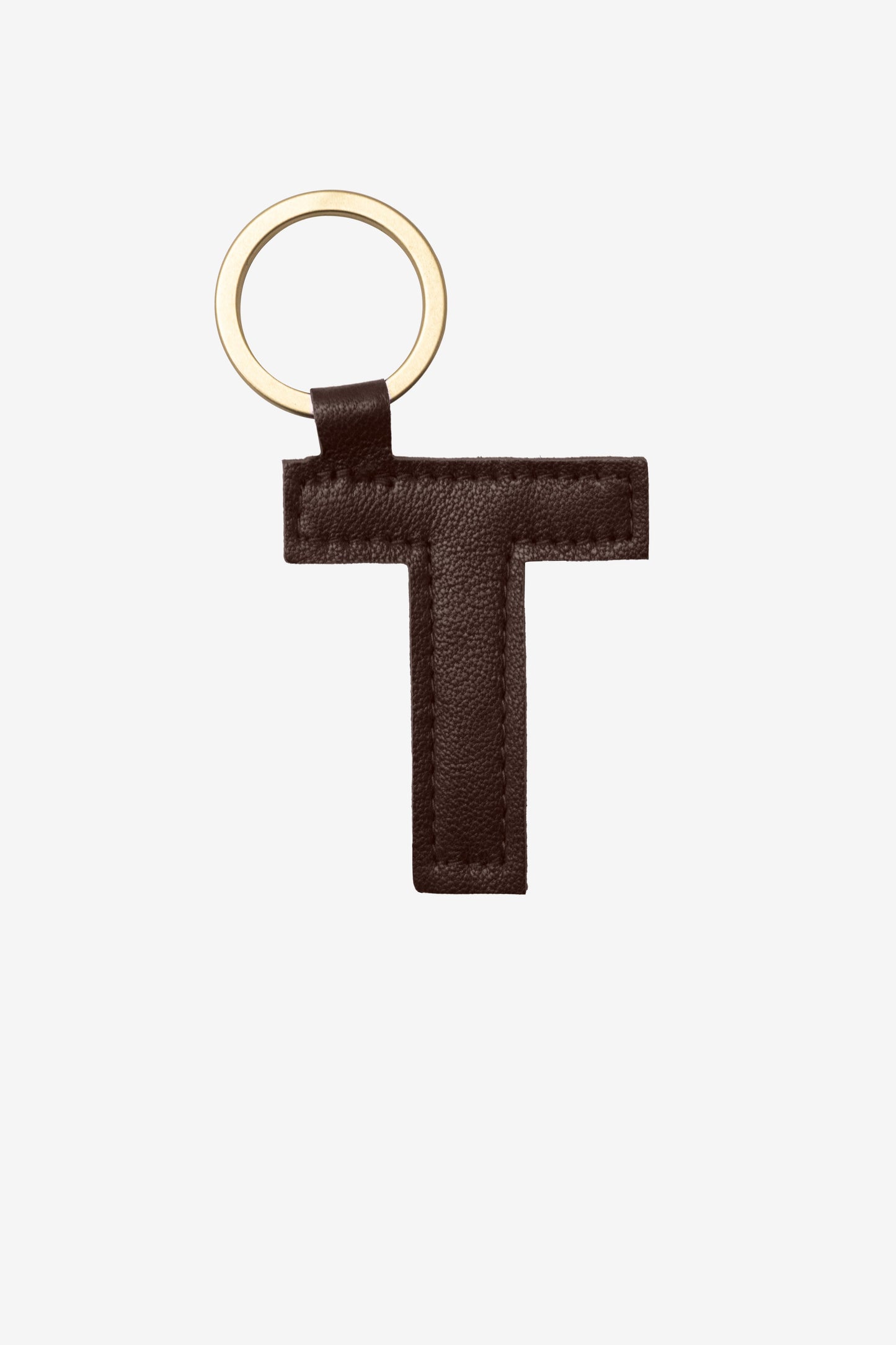 RLH520 - Leather Alphabet Keychain