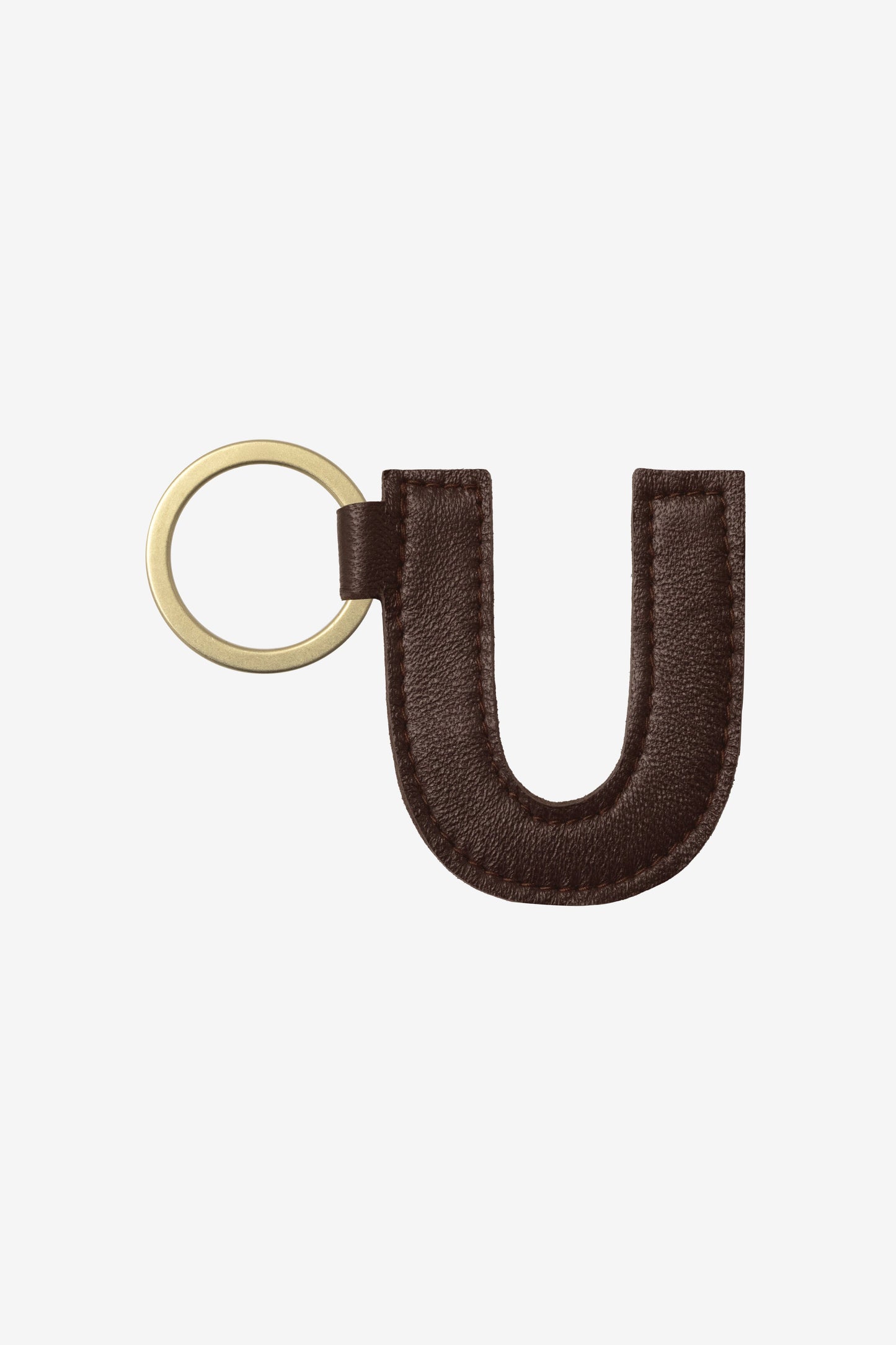 RLH520 - Leather Alphabet Keychain