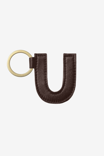RLH520 - Leather Alphabet Keychain