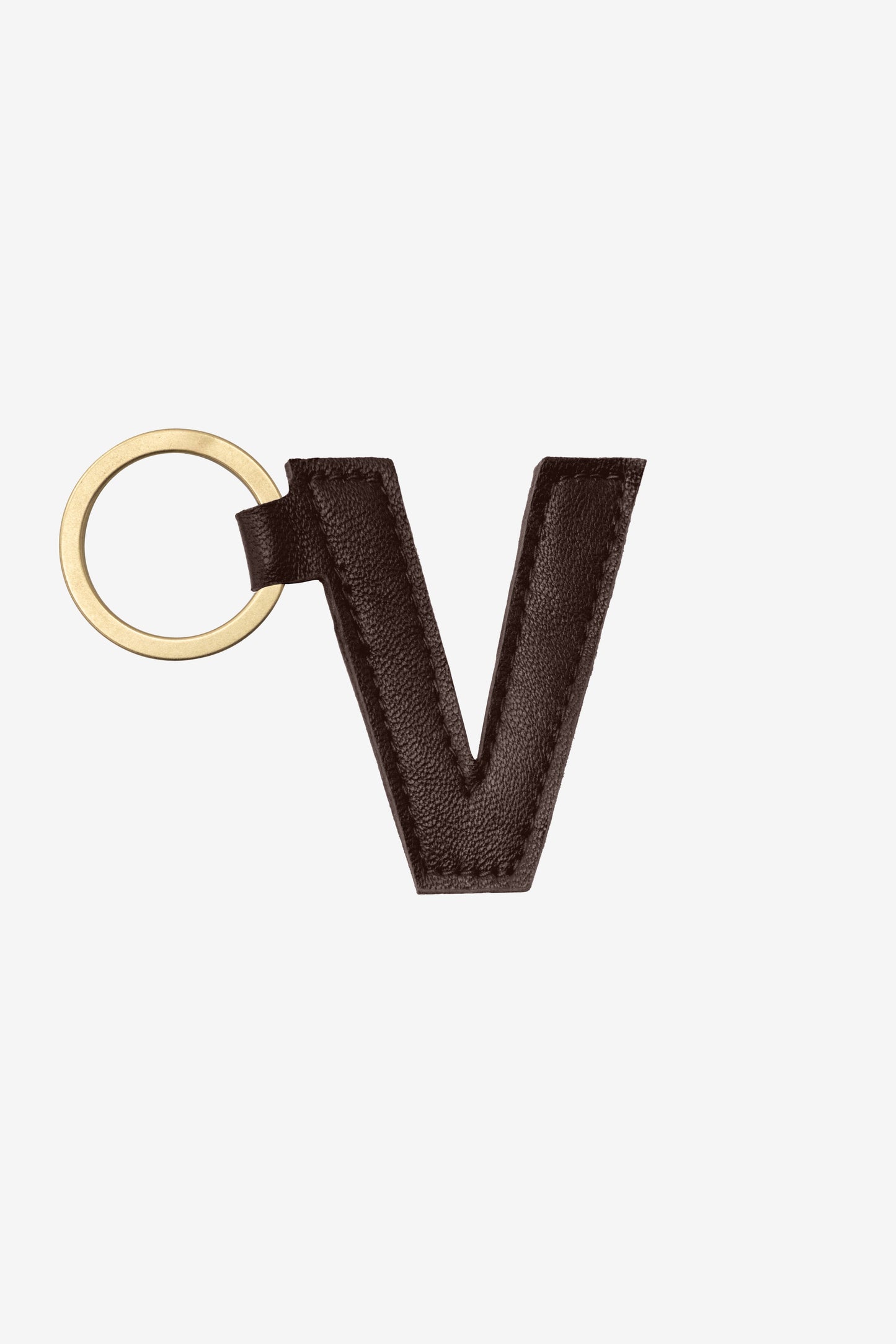 RLH520 - Leather Alphabet Keychain