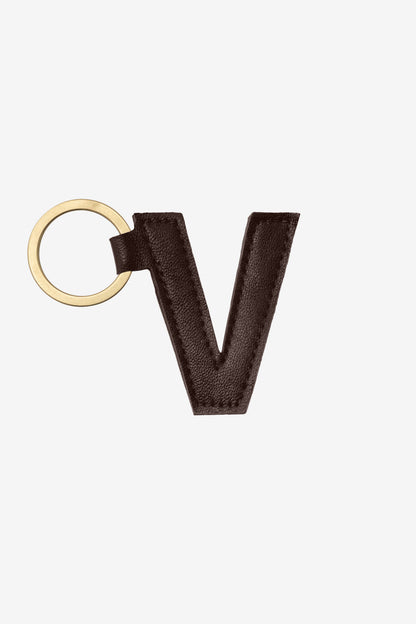 RLH520 - Leather Alphabet Keychain