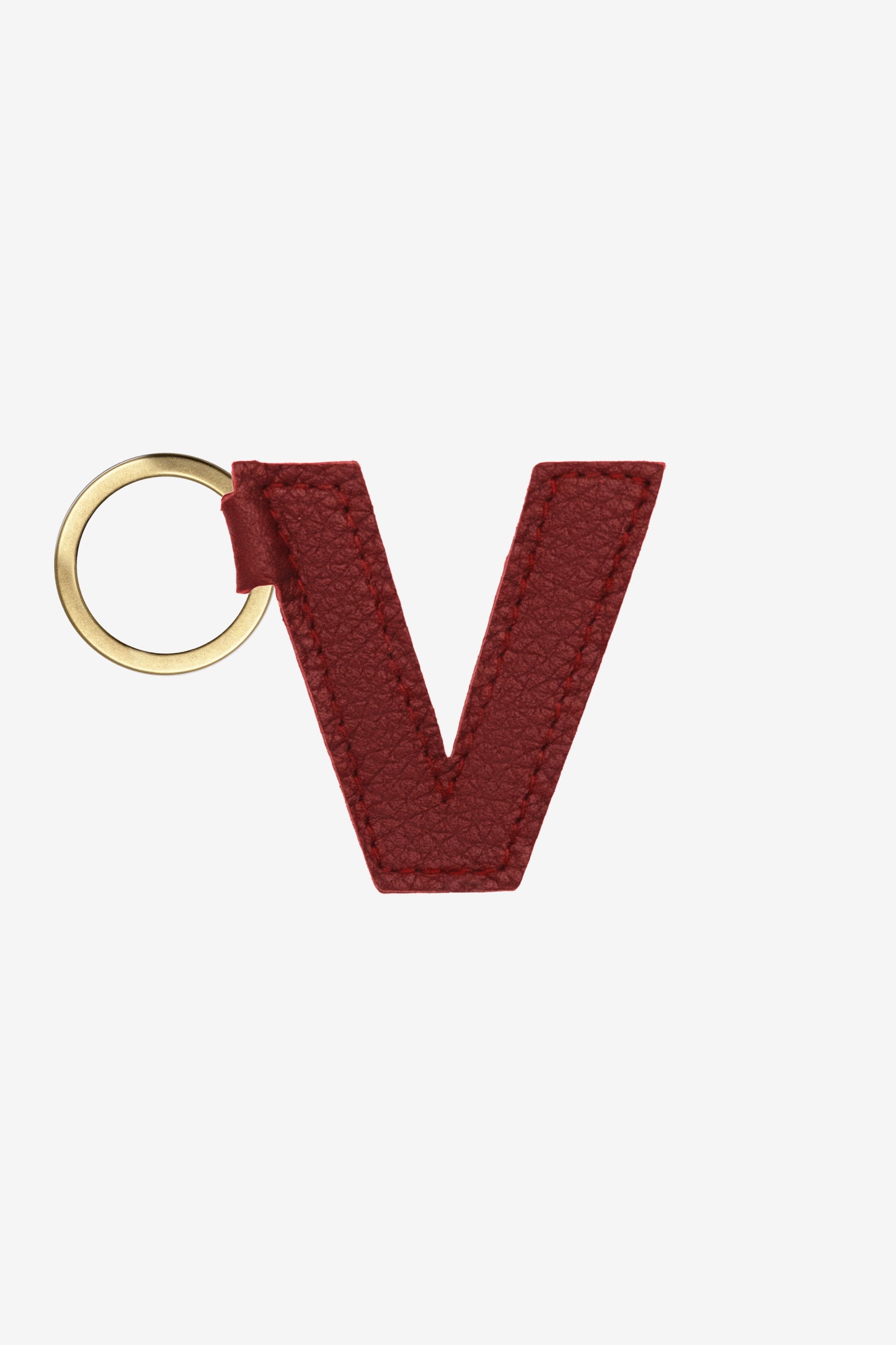 RLH520 - Leather Alphabet Keychain