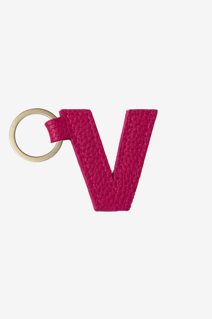 RLH520 - Leather Alphabet Keychain