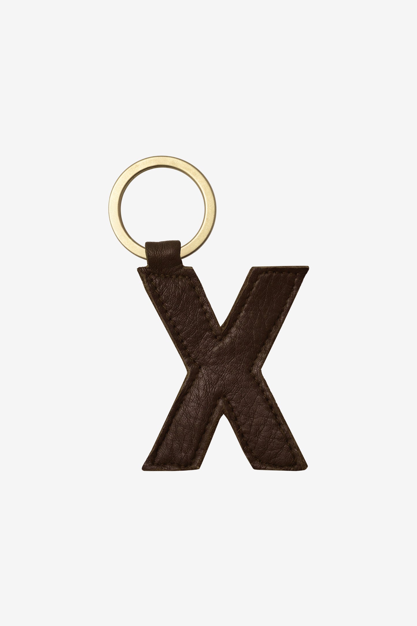 RLH520 - Leather Alphabet Keychain
