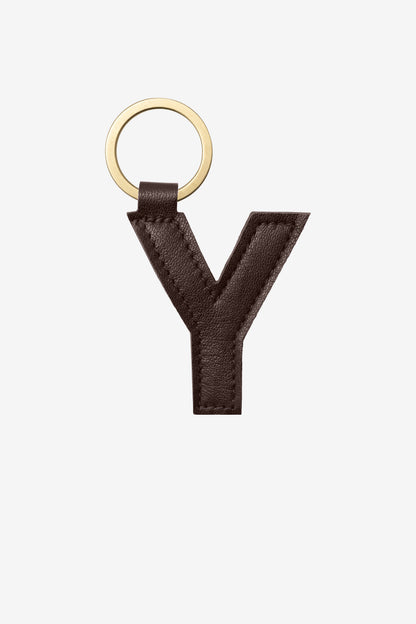 RLH520 - Leather Alphabet Keychain