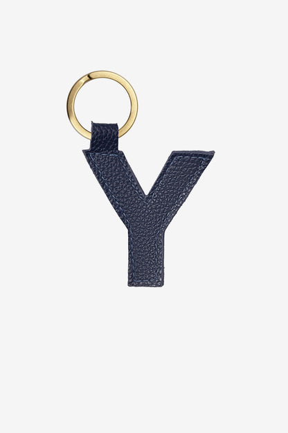 RLH520 - Leather Alphabet Keychain
