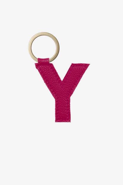 RLH520 - Leather Alphabet Keychain