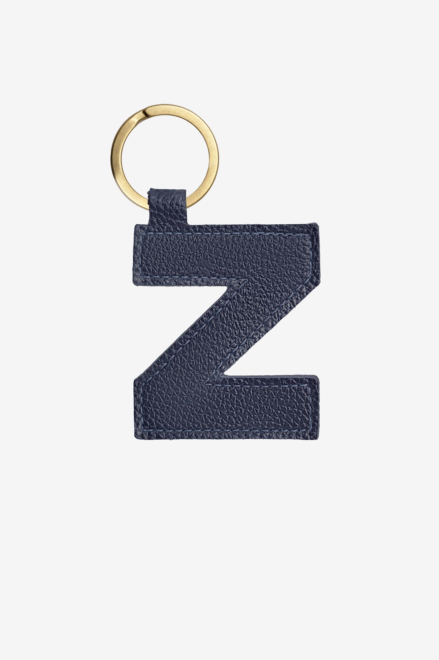 RLH520 - Leather Alphabet Keychain