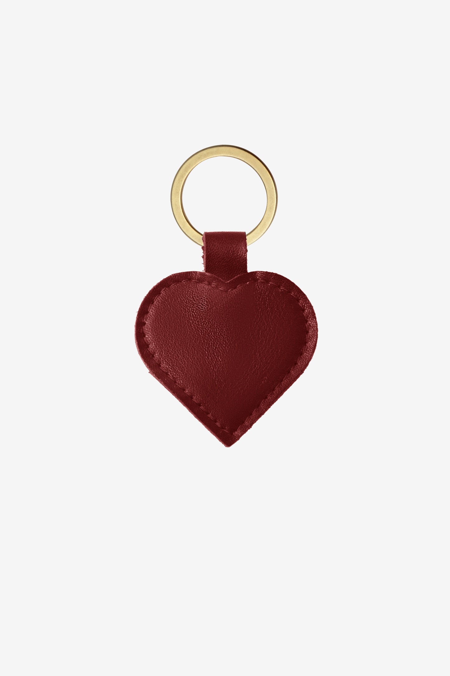 RLH521 - Leather Heart Key Ring