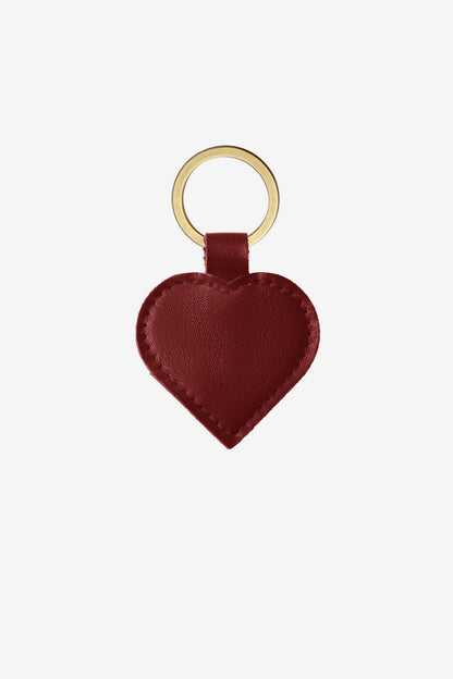 RLH521 - Leather Heart Key Ring