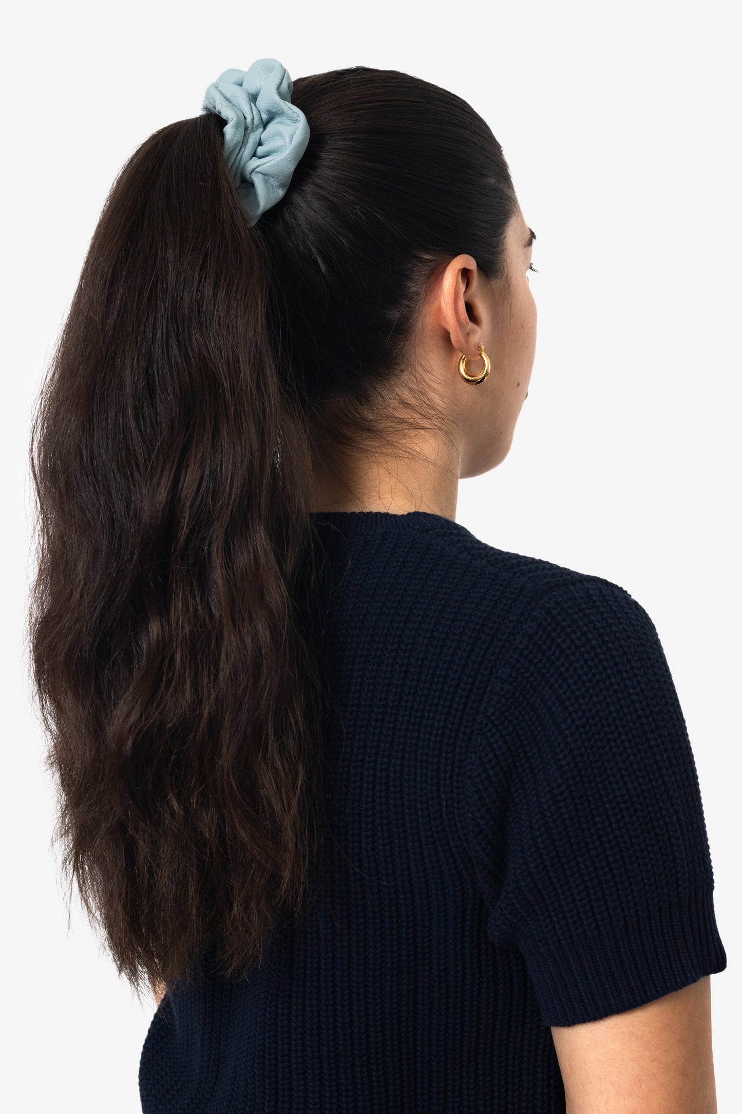RLHSCRUNCH - Leather Scrunchie