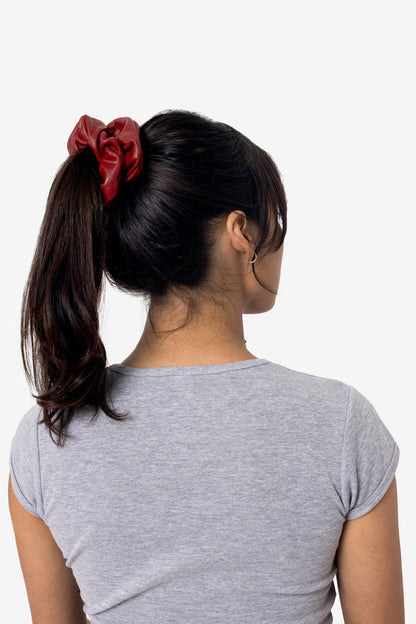 RLHSCRUNCH - Leather Scrunchie