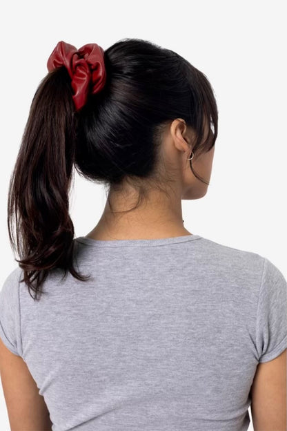 RLHSCRUNCH - Leather Scrunchie