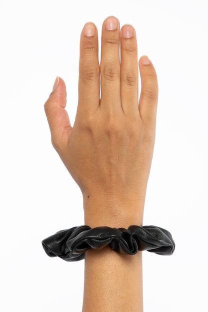 RLHSCRUNCH - Leather Scrunchie