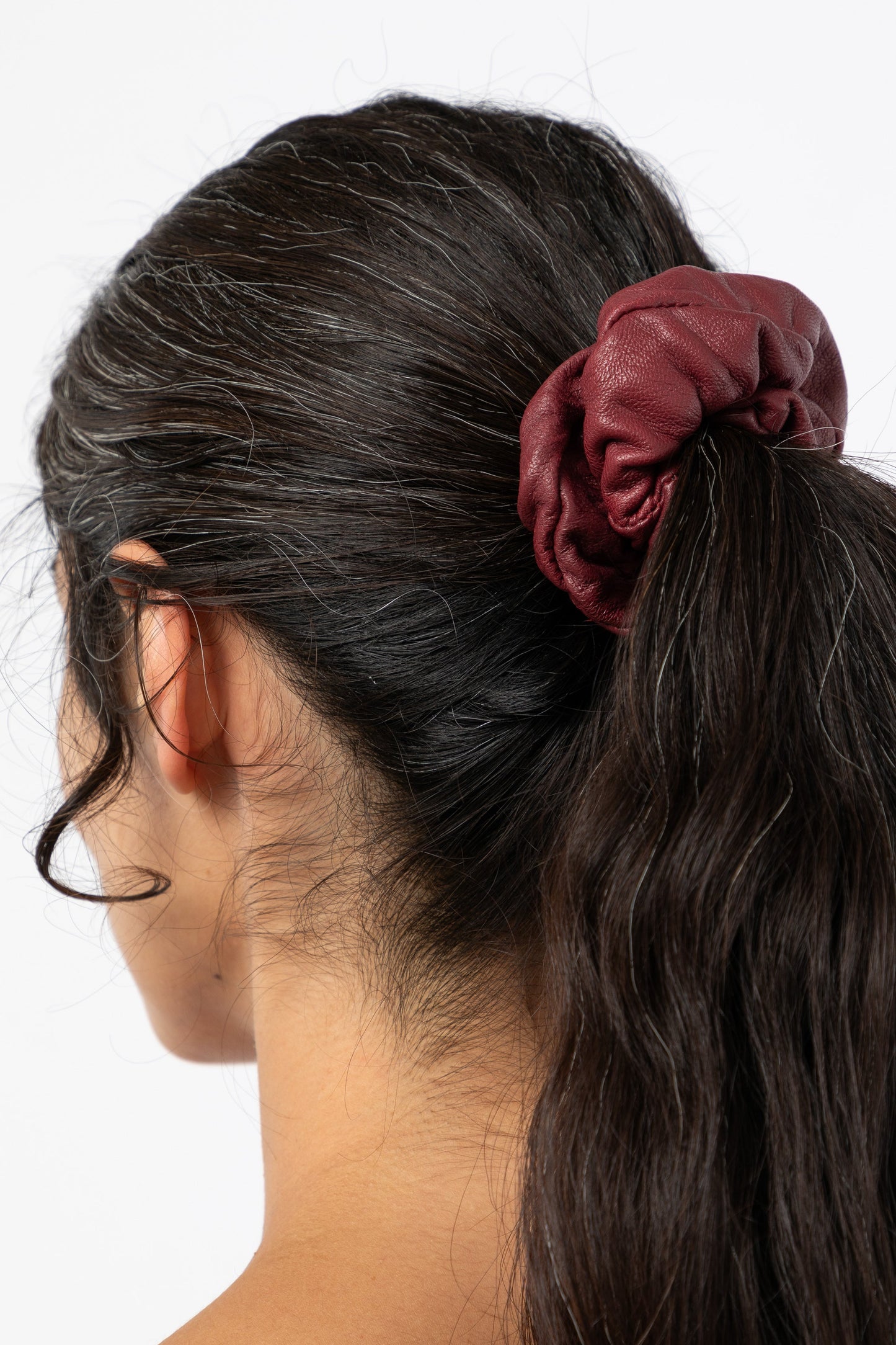 RLHSCRUNCH - Leather Scrunchie