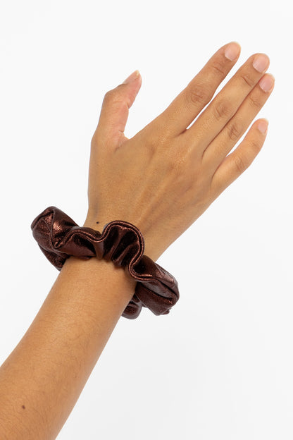 RLHSCRUNCH - Leather Scrunchie