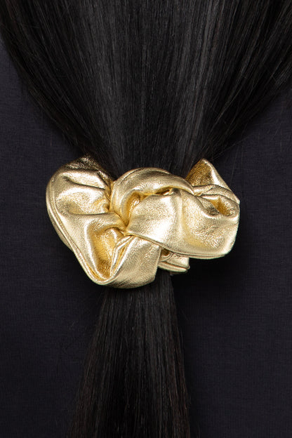 RLHSCRUNCH - Leather Scrunchie