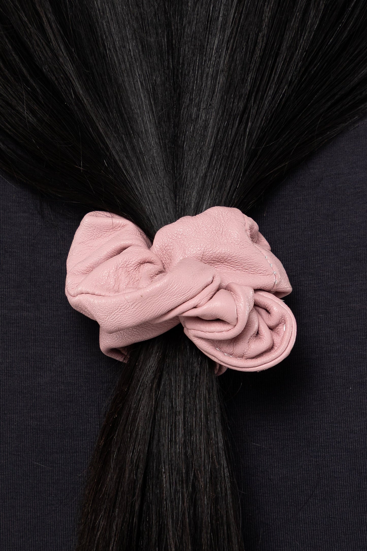 RLHSCRUNCH - Leather Scrunchie
