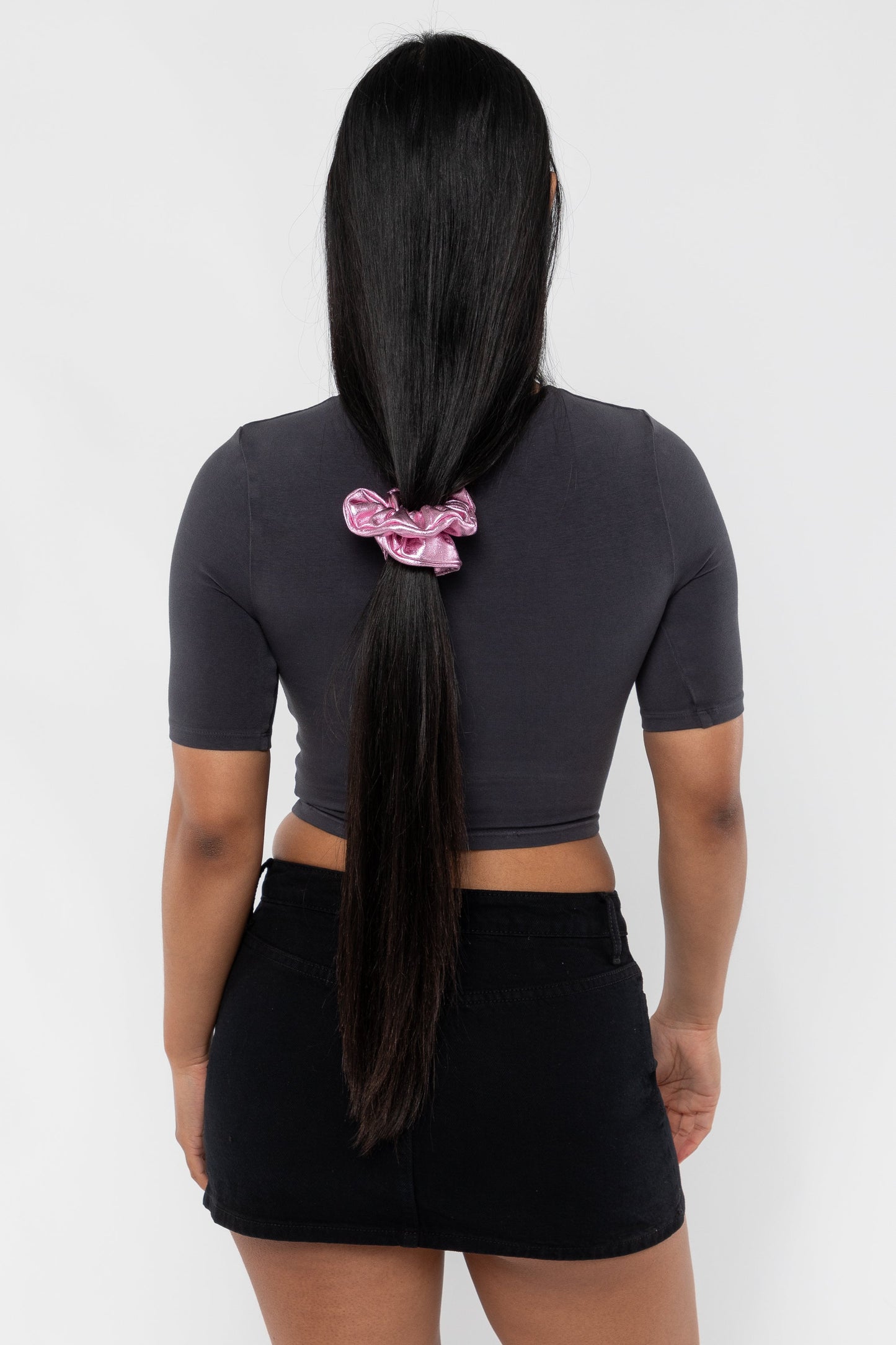 RLHSCRUNCH - Leather Scrunchie
