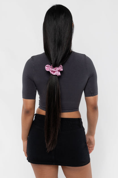 RLHSCRUNCH - Leather Scrunchie