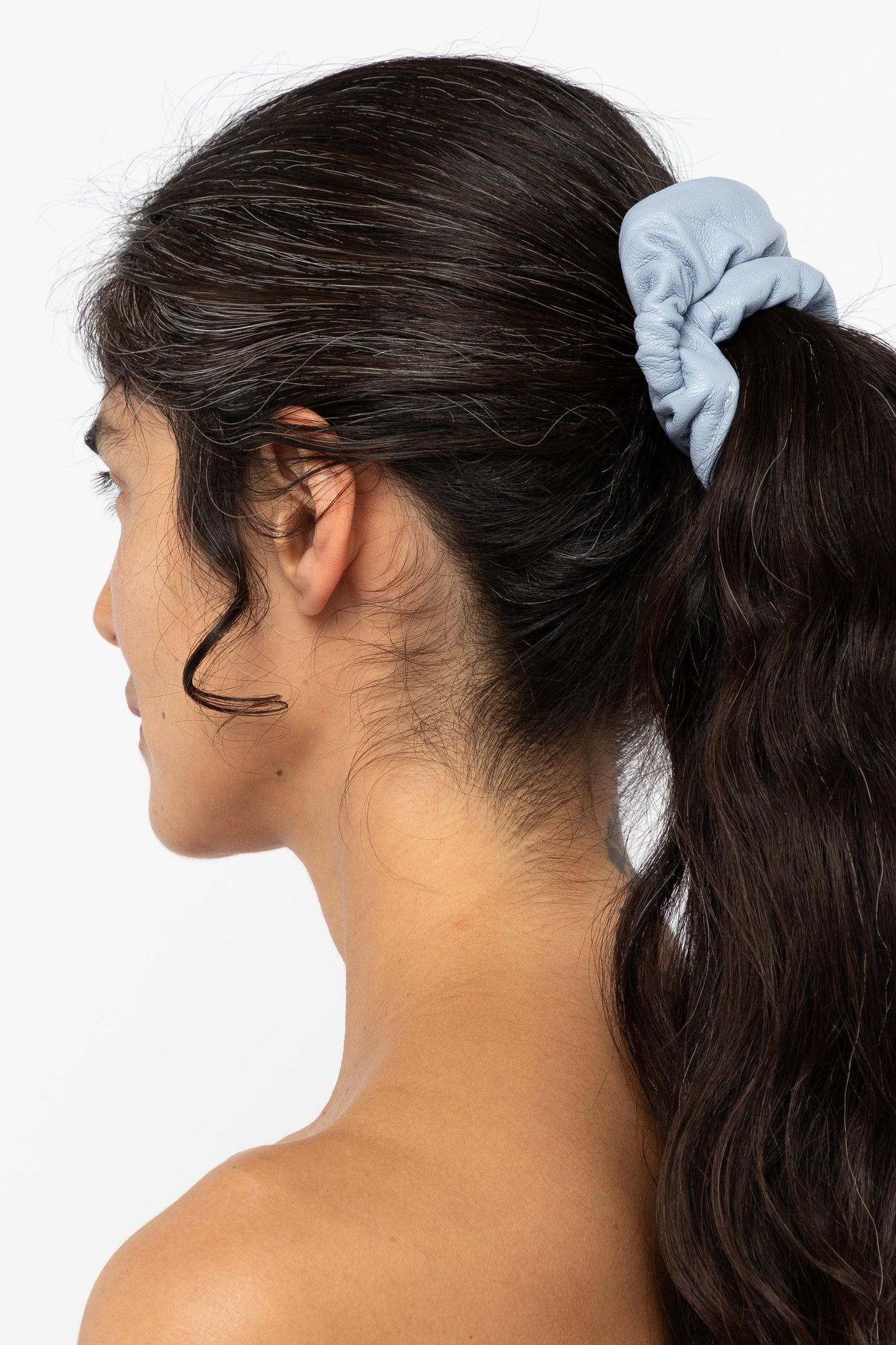 RLHSCRUNCH - Leather Scrunchie