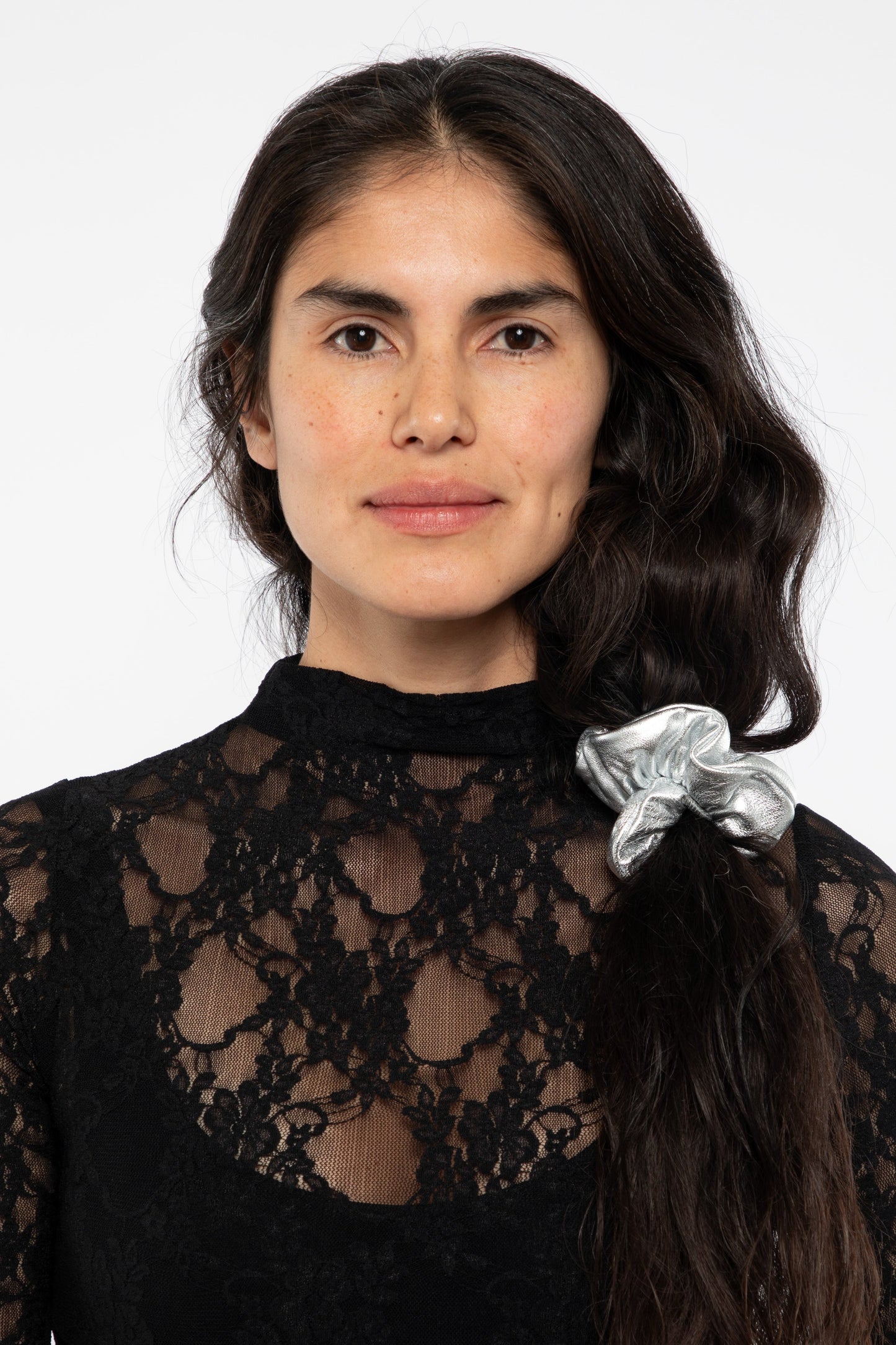 RLHSCRUNCH - Leather Scrunchie