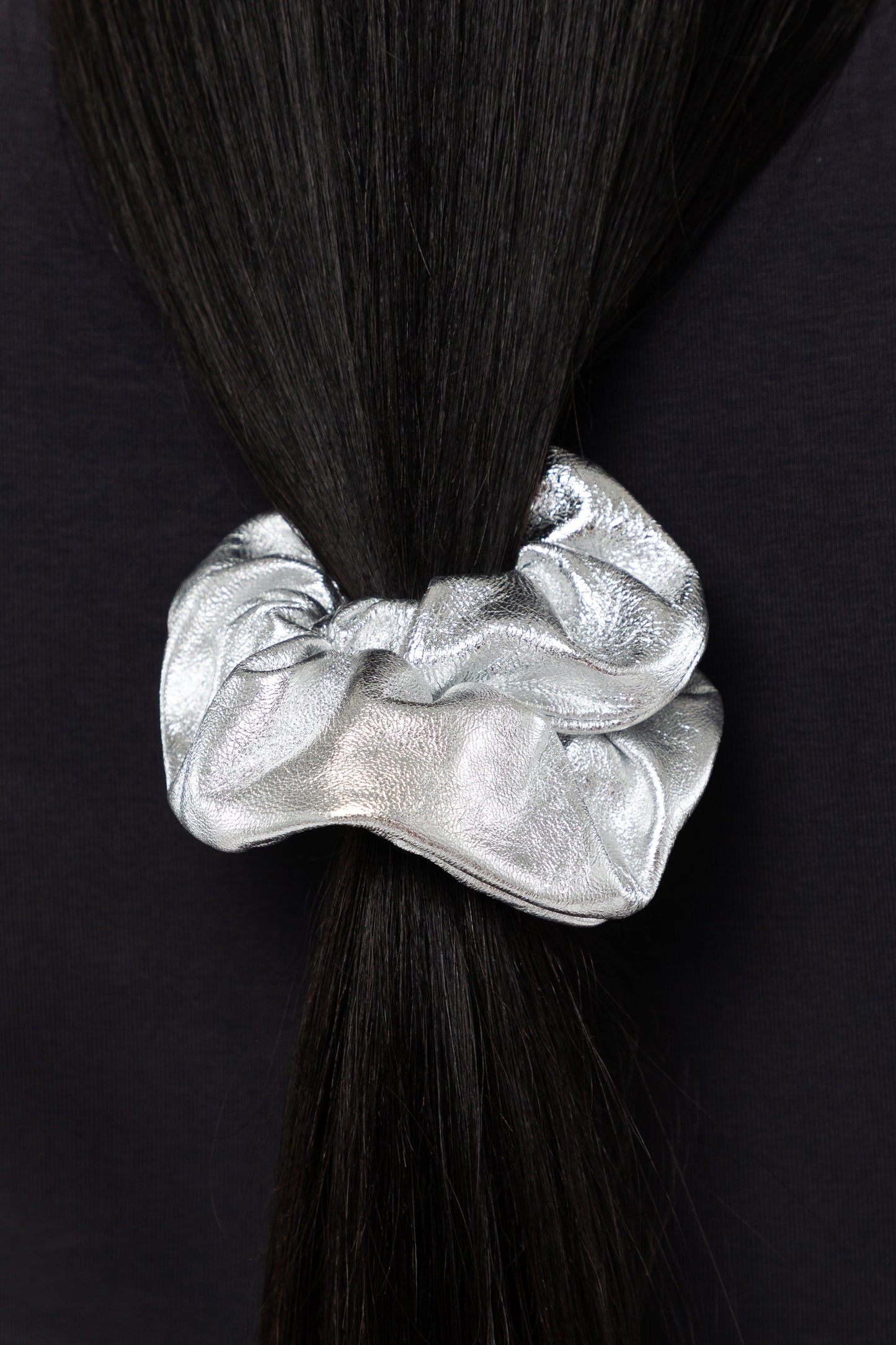 RLHSCRUNCH - Leather Scrunchie