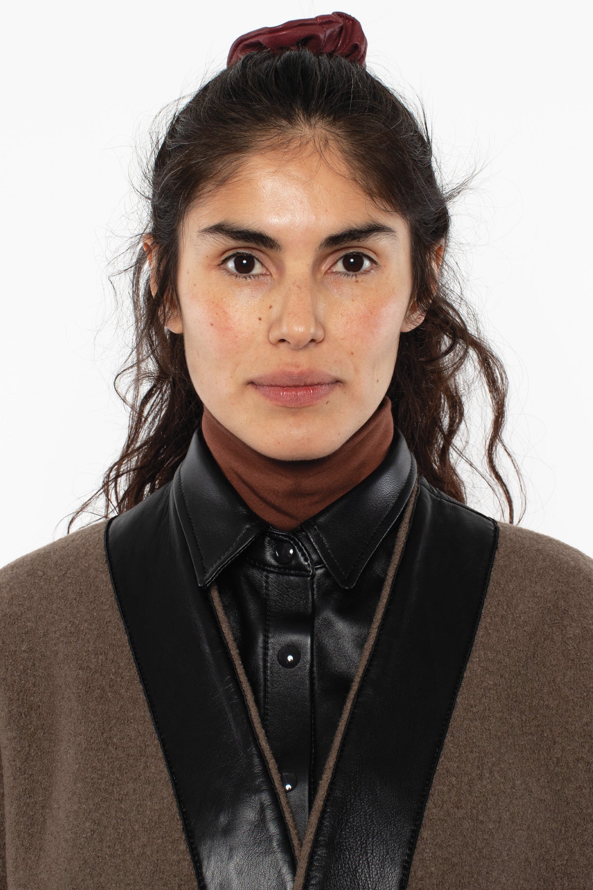 RLHSCRUNCH - Leather Scrunchie