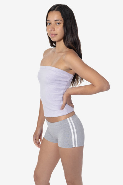 83533 - Cotton Spandex Athletic Stripe Mini Short