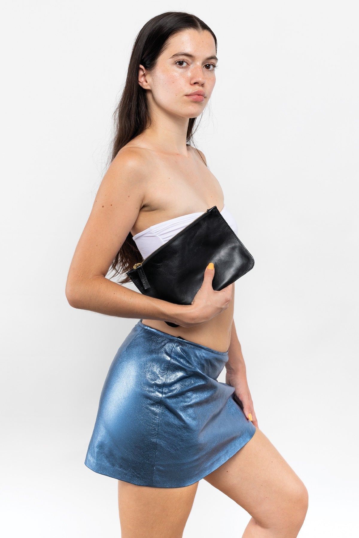 RLH3411 - Small Leather Zip Pouch
