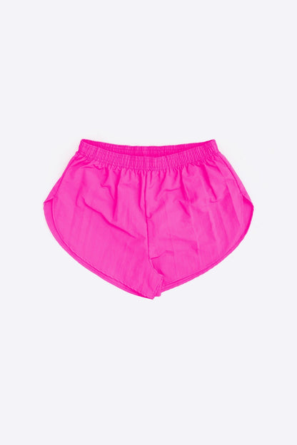 RNF304C - Crinkle Nylon Taffeta Short