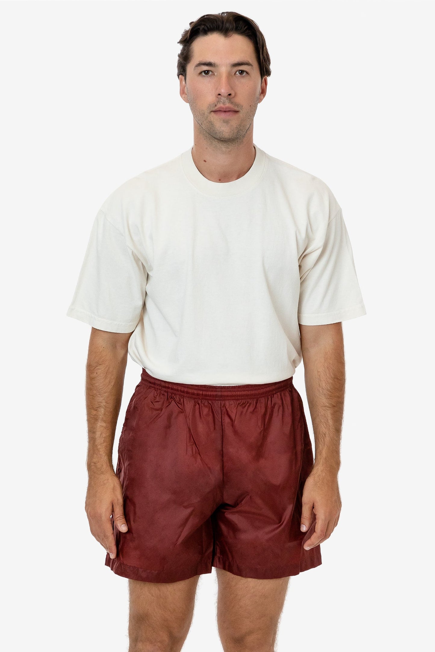 RNF412 - Men's-Unisex Nylon Taffeta Wide Shorts / Swim Trunk