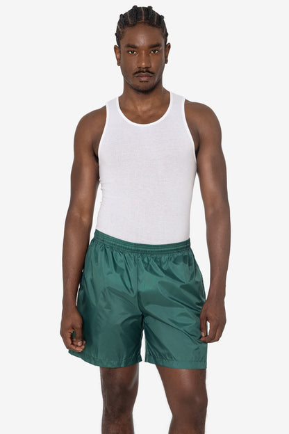 RNF412 - Men's-Unisex Nylon Taffeta Wide Shorts / Swim Trunk