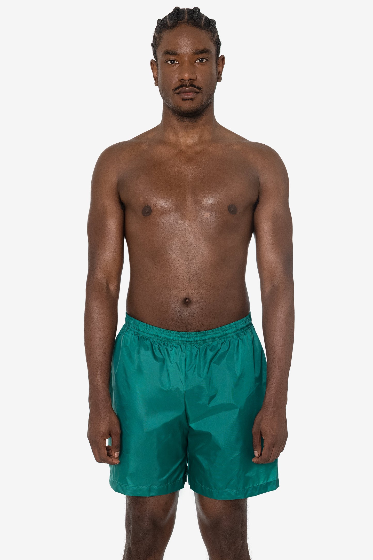 RNF412 - Men's-Unisex Nylon Taffeta Wide Shorts / Swim Trunk
