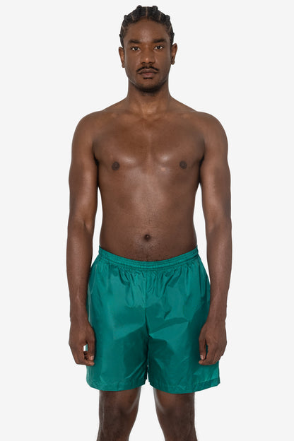 RNF412 - Men's-Unisex Nylon Taffeta Wide Shorts / Swim Trunk