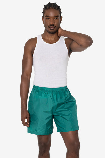 RNF412 - Men's-Unisex Nylon Taffeta Wide Shorts / Swim Trunk
