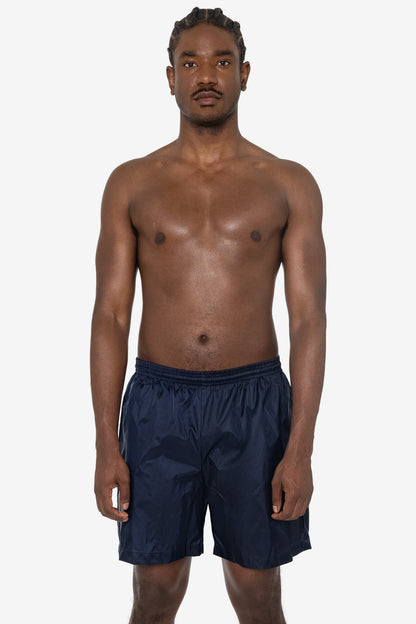 RNF412 - Men's-Unisex Nylon Taffeta Wide Shorts / Swim Trunk