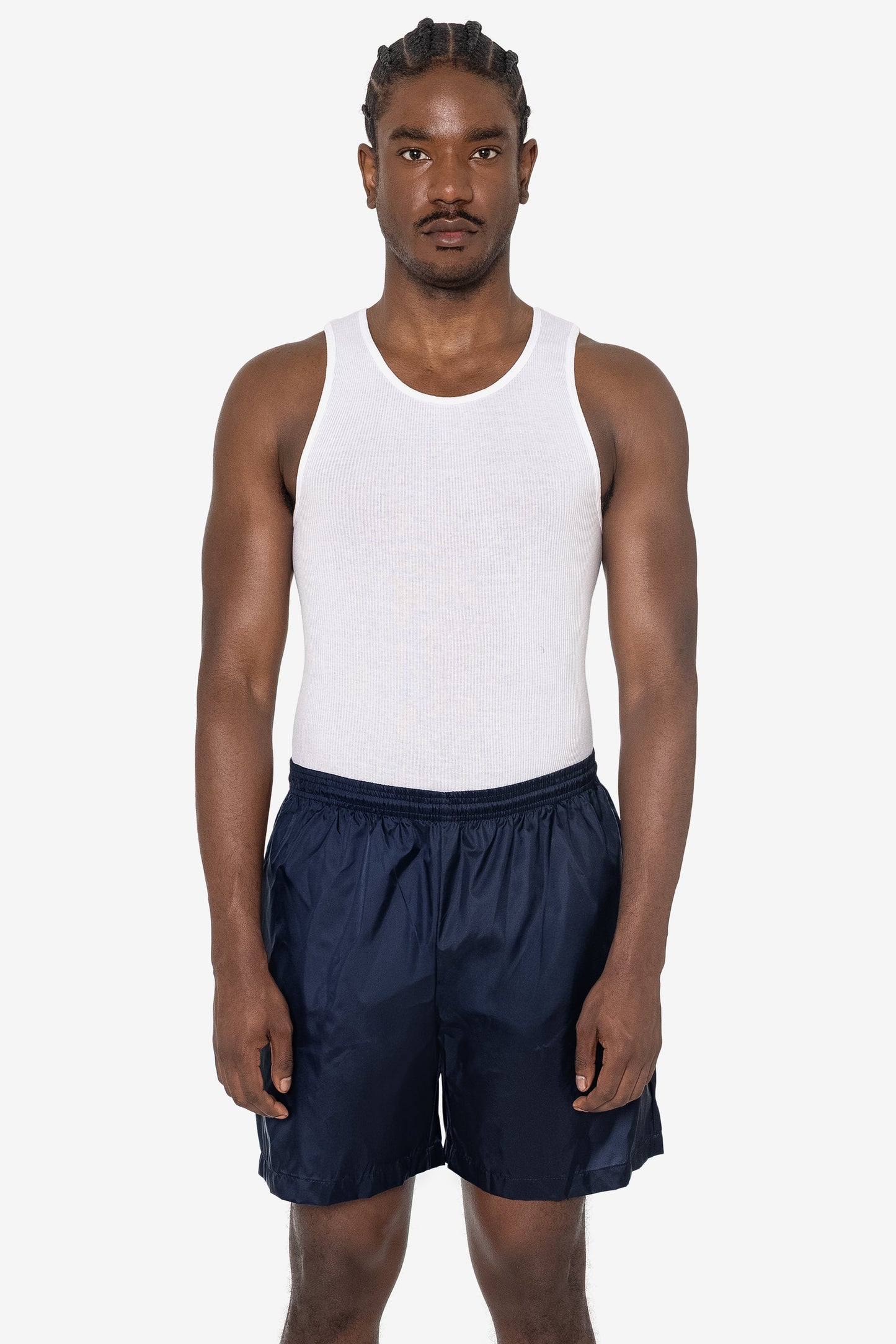 RNF412 - Men's-Unisex Nylon Taffeta Wide Shorts / Swim Trunk