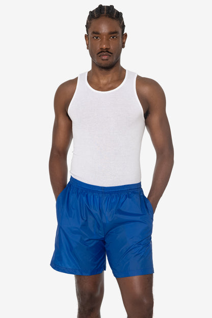 RNF412 - Men's-Unisex Nylon Taffeta Wide Shorts / Swim Trunk