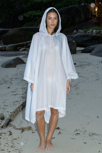 RNF419 - Hooded Nylon Rain Poncho